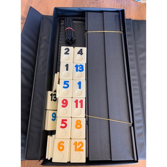 DELUXE Pressman Rummikub Vintage Classic Tile Game 1990 Vinyl Travel Case - Picture 11 of 11